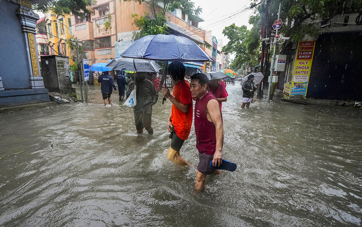 Cyclone Michaung As Rain Floods Chennai - Sakshi47