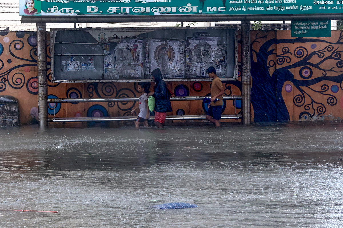 Cyclone Michaung As Rain Floods Chennai - Sakshi16