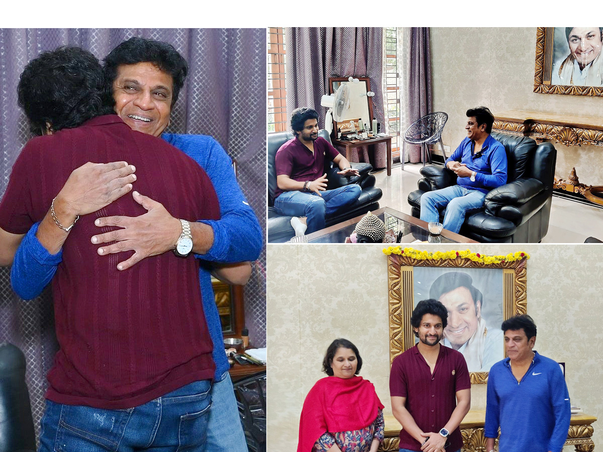 Nani meets Kannada superstar Shiva Rajkumar in Bengaluru Photos - Sakshi1