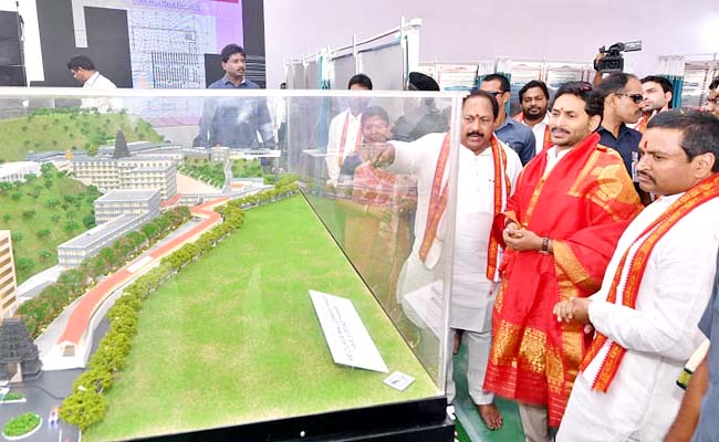 AP CM YS Jagan Laid Foundation Stone For New Temples Vijayawada Photos - Sakshi11