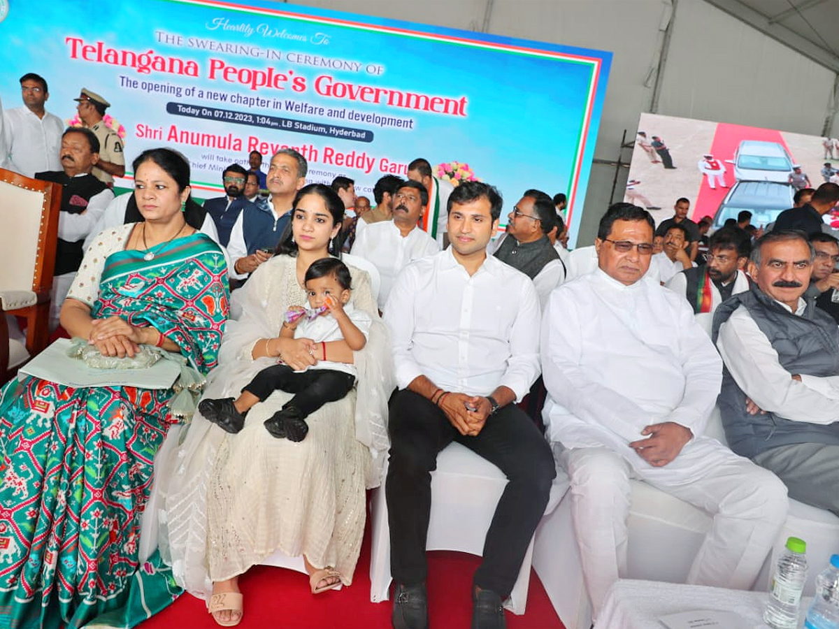 Revanth Reddy Sworn in as Chief Minister of Telangana at LB Stadium Photos - Sakshi4