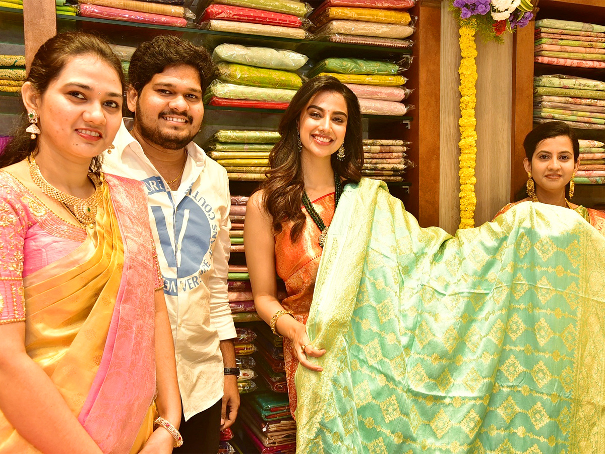 Meenakshi Chaudhary at Weaverly Handloom Store launch Photos - Sakshi6