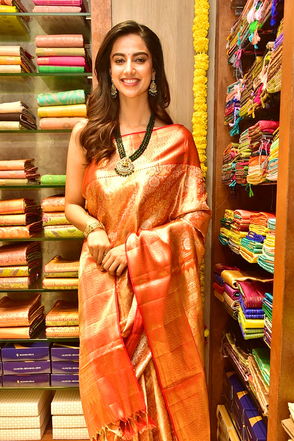 Meenakshi Chaudhary at Weaverly Handloom Store launch Photos - Sakshi8