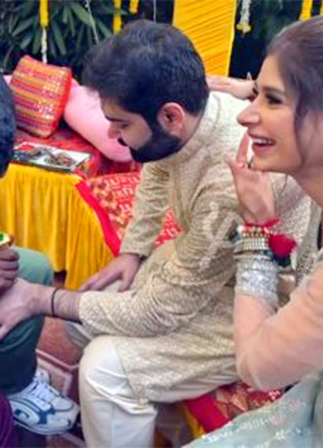 Navjot Singh Sidhu son Karan Sidhu married Inayat Randhawa in Patiala - Sakshi12