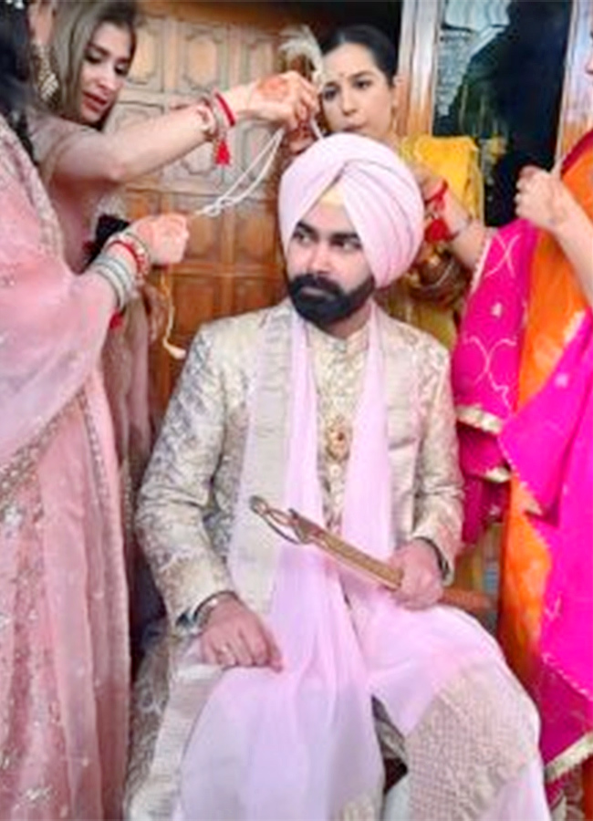 Navjot Singh Sidhu son Karan Sidhu married Inayat Randhawa in Patiala - Sakshi13