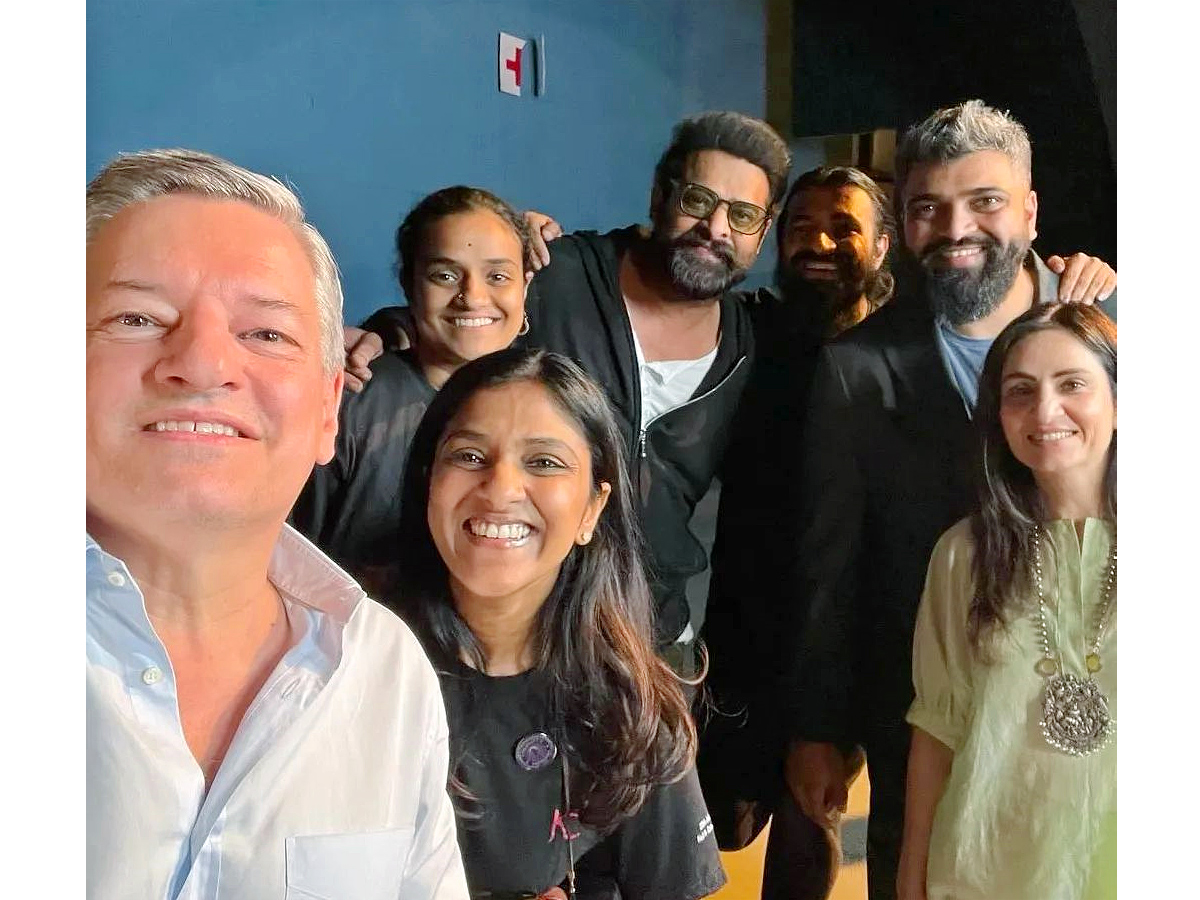 Allu Arjun, Mahesh Babu and Prabhas meet Netflix CEO Ted Sarandos Photos - Sakshi5