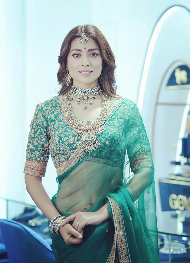 Tollywood Heroine Shriya Saran Traditional Outfit - Sakshi14