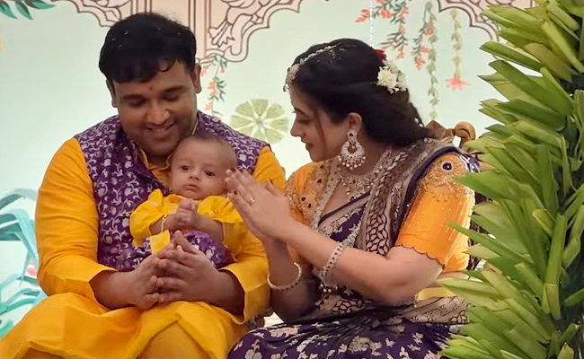 TV Actress Lahari Son Cradle Ceremony beautiful Photos - Sakshi7