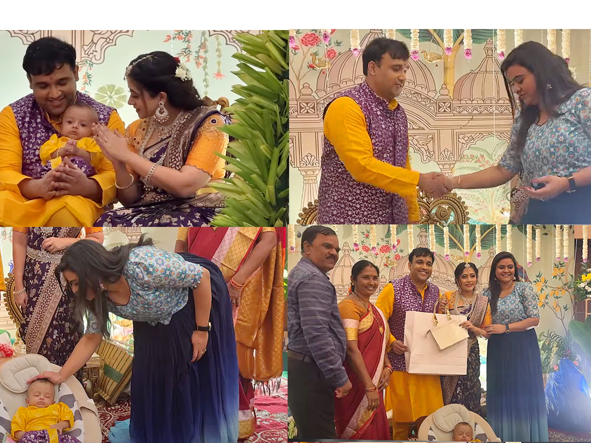 TV Actress Lahari Son Cradle Ceremony beautiful Photos - Sakshi1