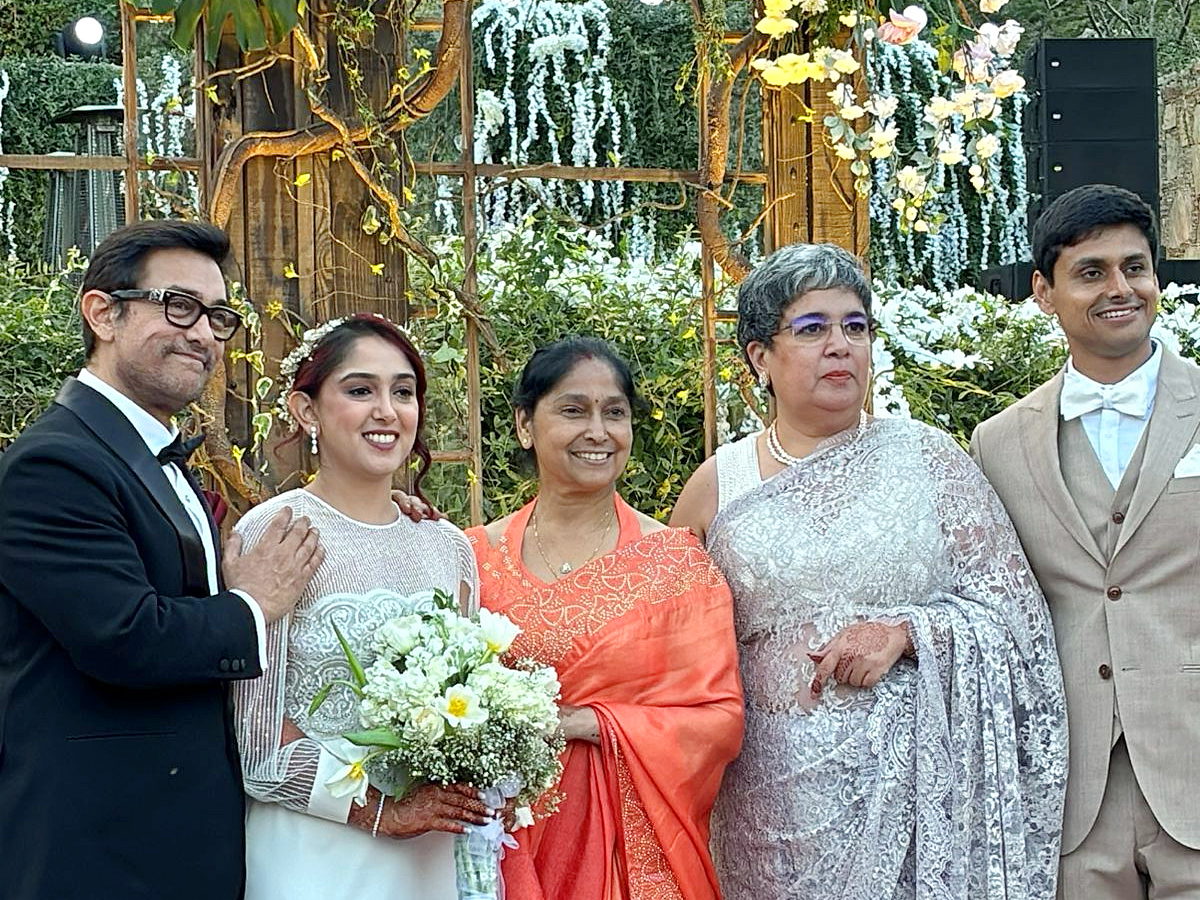 Aamir Khans daughter Ira Khan ties the knot to Nupur Shikhare in Udaipur Photos - Sakshi8