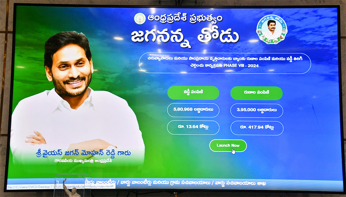 YS Jagan releases Jagananna Thodu scheme funds  - Sakshi6