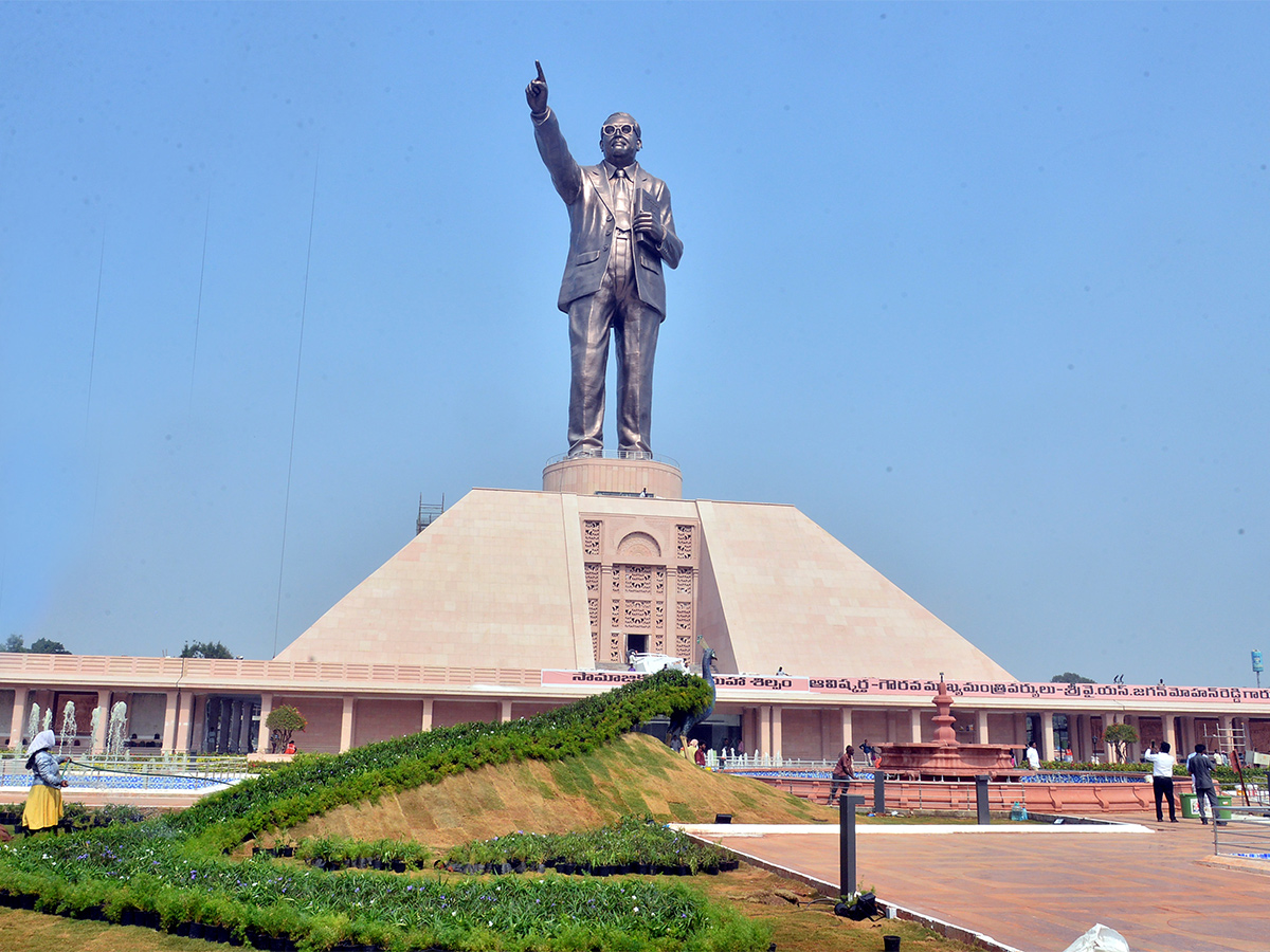 Specials Photos Of Ambedkar Statue In Vijayawada - Sakshi2