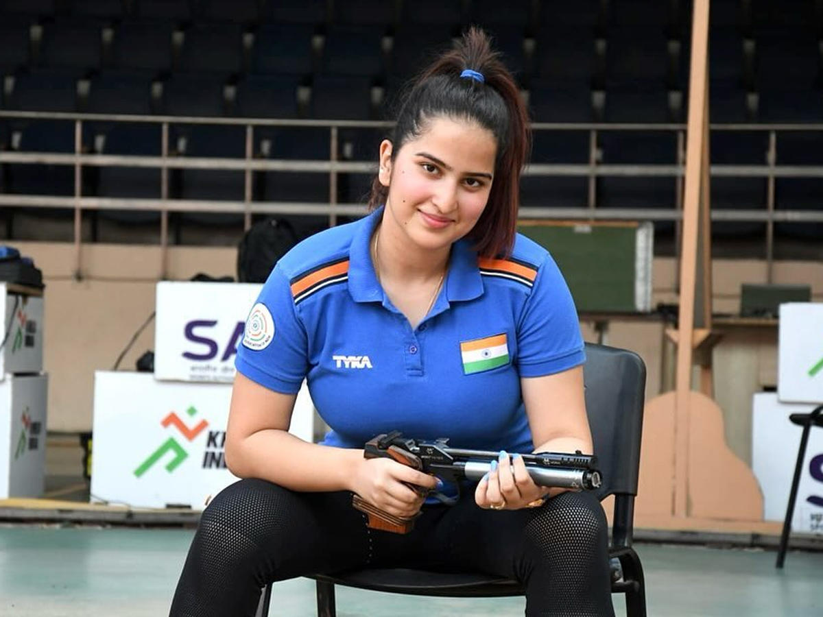 Indian pistol shooter Rhythm Sangwan Photos  - Sakshi16