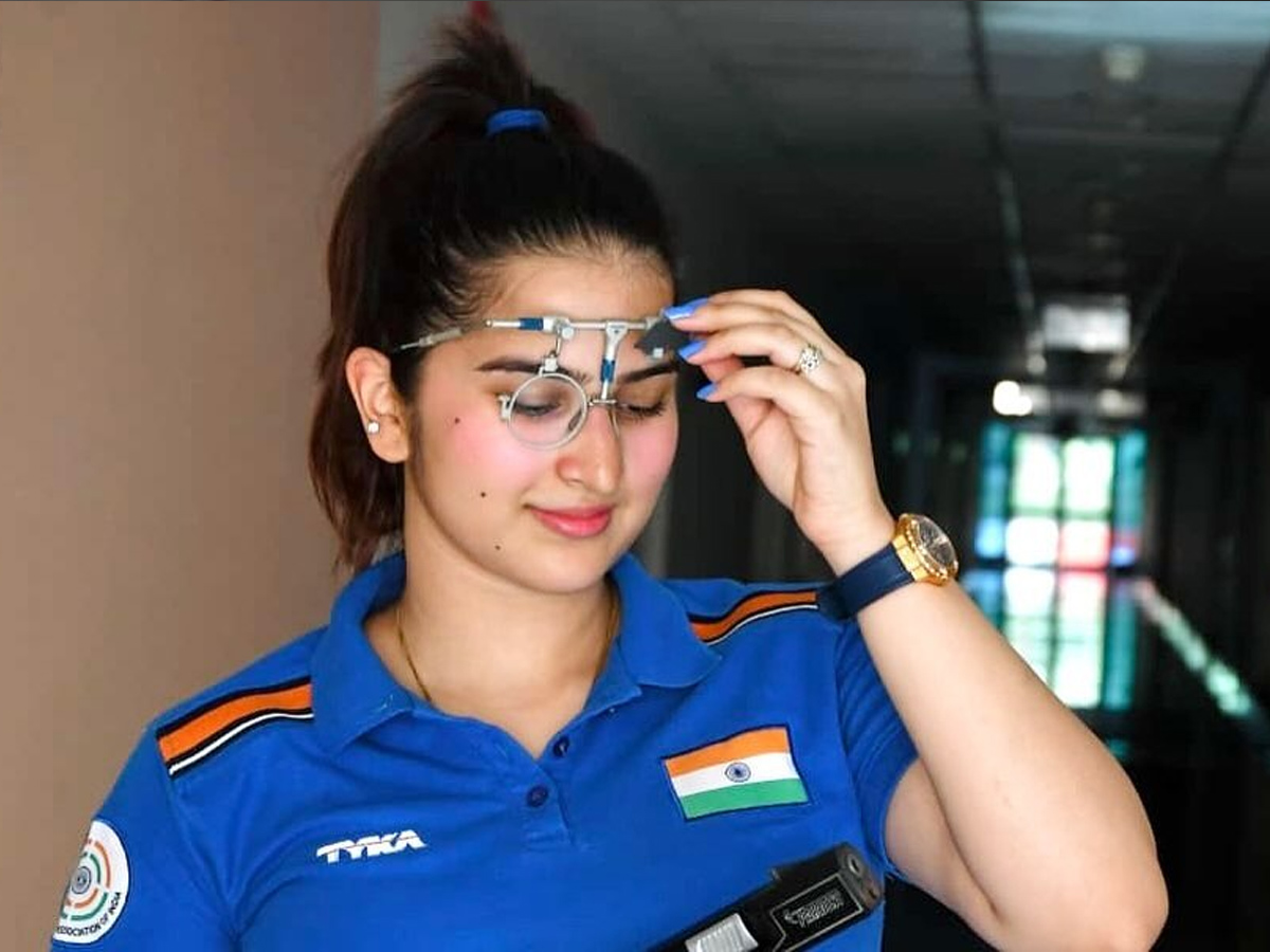 Indian pistol shooter Rhythm Sangwan Photos  - Sakshi3