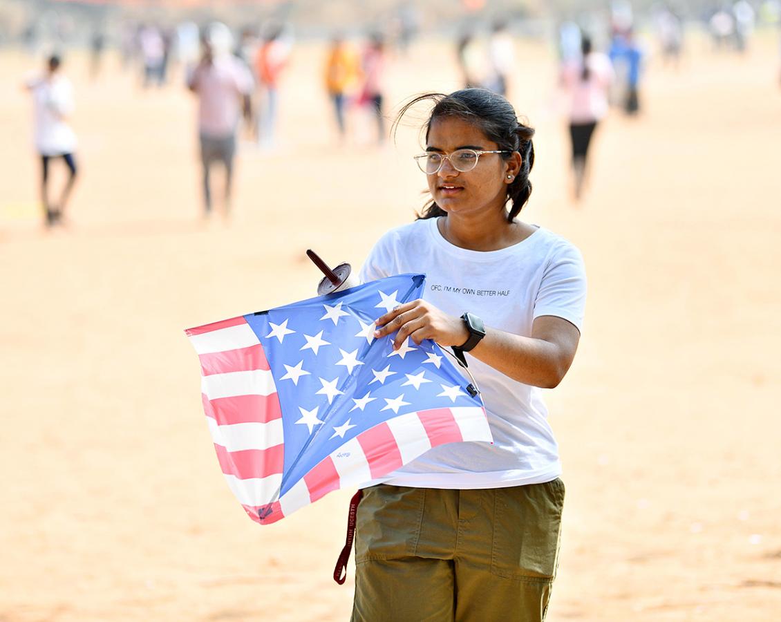 Hyderabad Kite Festival 2024 At Parade Grounds Photos - Sakshi11