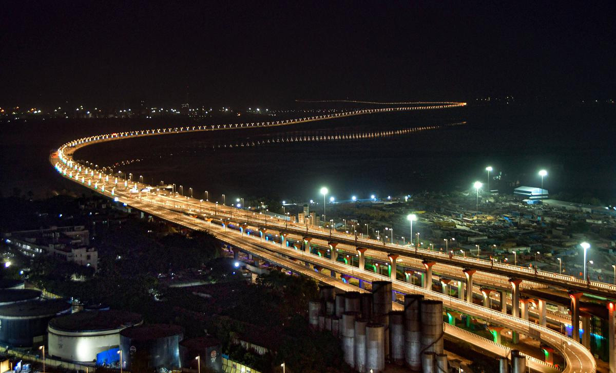 Narendra Modi at Atal Setu in mumbai - Sakshi11