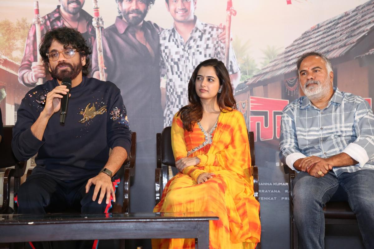 Nagarjuna Akkineni at Naa Saami Ranga Thank You Meet HD Photos - Sakshi17