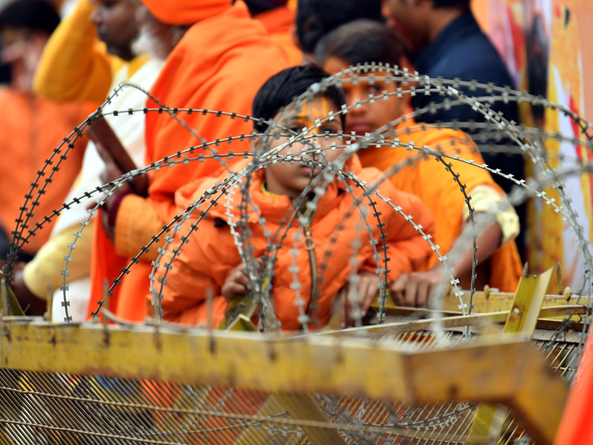  Construction work of Ayodhyas Ram Mandir in full swing as consecration ceremony nears Photos - Sakshi12