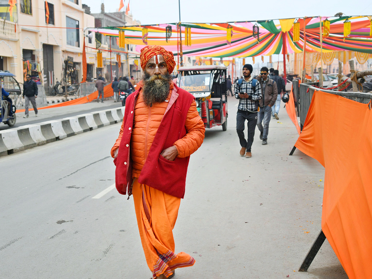  Construction work of Ayodhyas Ram Mandir in full swing as consecration ceremony nears Photos - Sakshi31