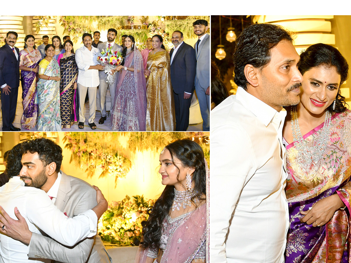 CM YS Jagan Attends Sharmila Son Raja Reddy Engagement Photos - Sakshi1