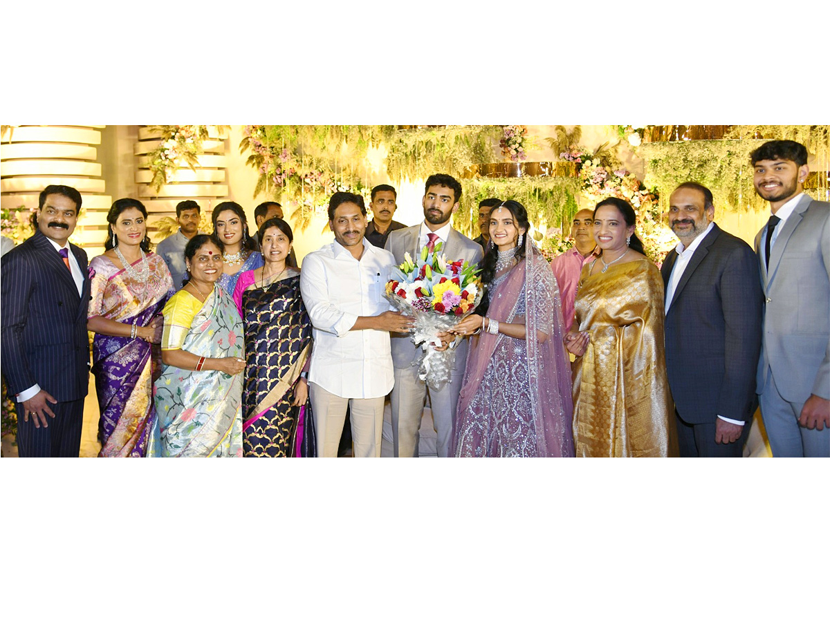 CM YS Jagan Attends Sharmila Son Raja Reddy Engagement Photos - Sakshi4