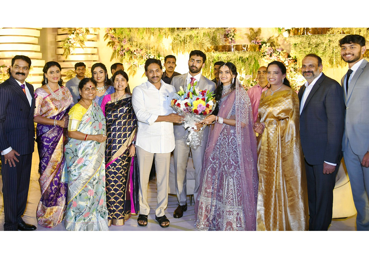 CM YS Jagan Attends Sharmila Son Raja Reddy Engagement Photos - Sakshi5