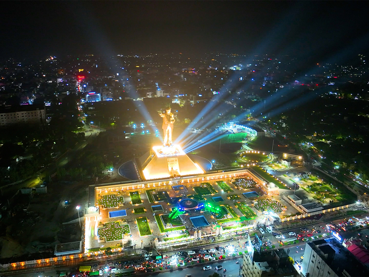 ambedkar statue at vijayawada - Sakshi1