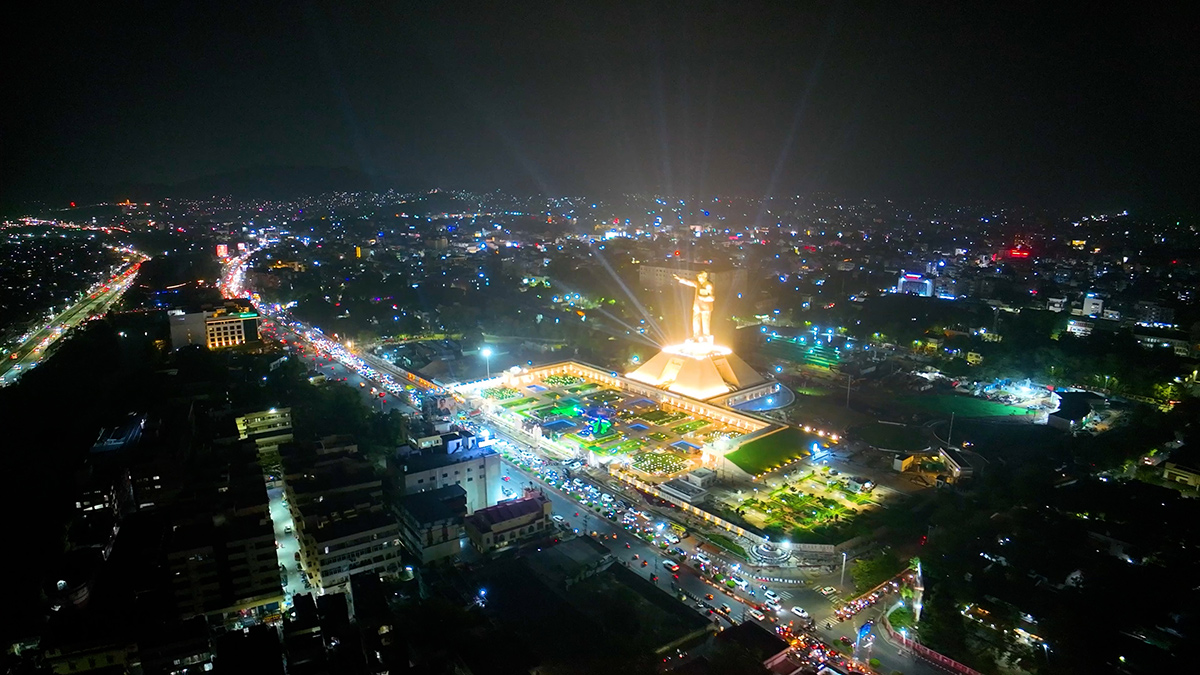 ambedkar statue at vijayawada - Sakshi8