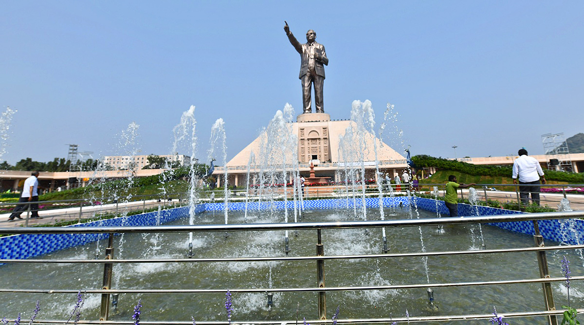 Vijayawada BR Ambedkar Statue Special Photos - Sakshi46