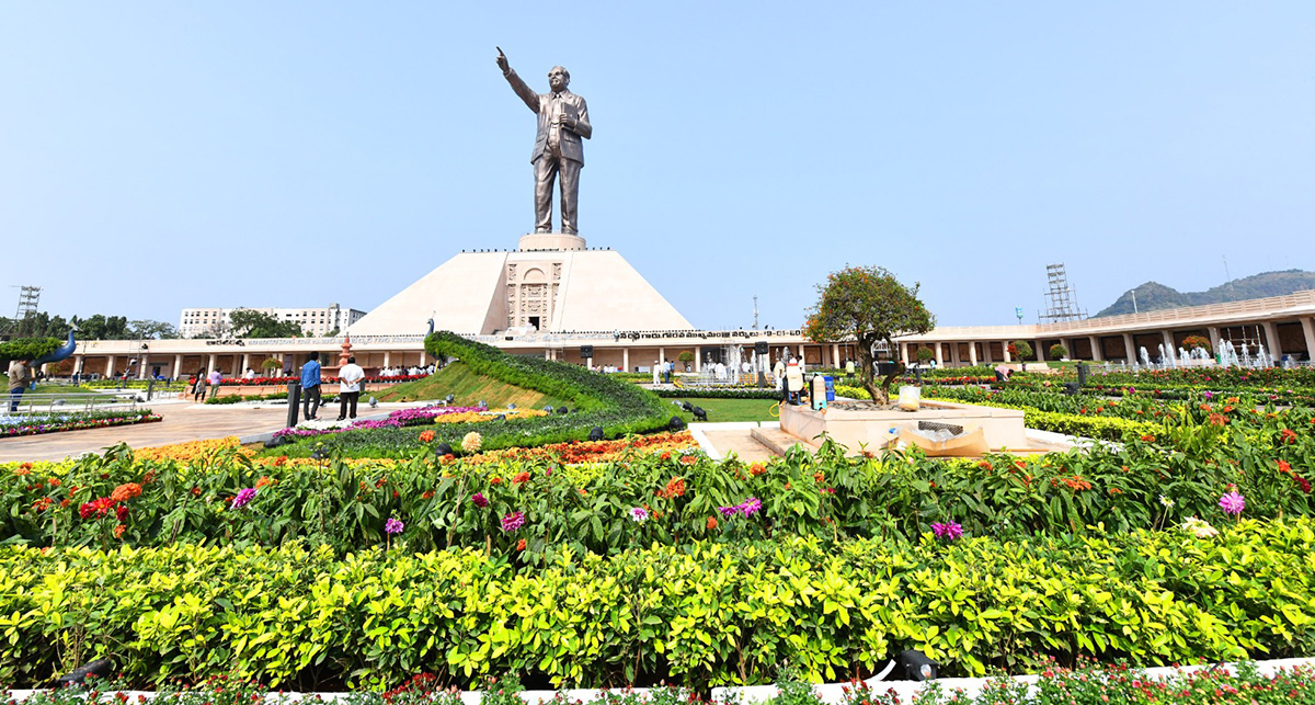 Vijayawada BR Ambedkar Statue Special Photos - Sakshi48