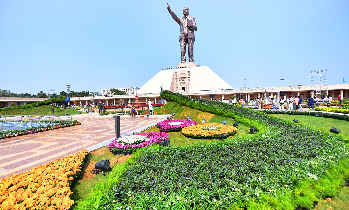 Vijayawada BR Ambedkar Statue Special Photos - Sakshi49