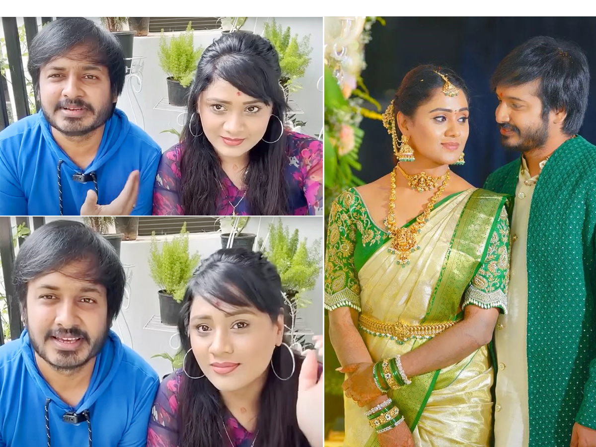 Actress keerthi bhat and husband Vijay Karthik Photos - Sakshi1