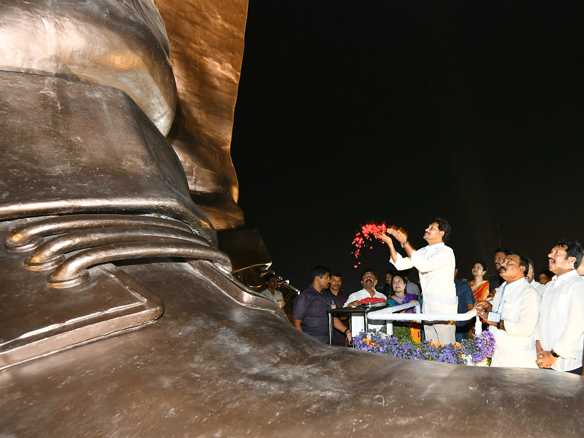 CM Jagan Unveil Dr BR Ambedkar Statue In Vijayawada Photos - Sakshi16