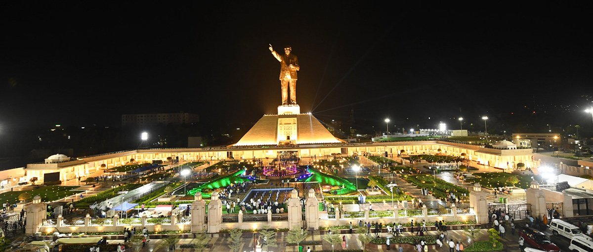 Vijayawada BR Ambedkar Statue Special Photos - Sakshi2