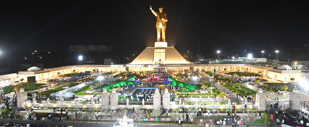 Vijayawada BR Ambedkar Statue Special Photos - Sakshi7