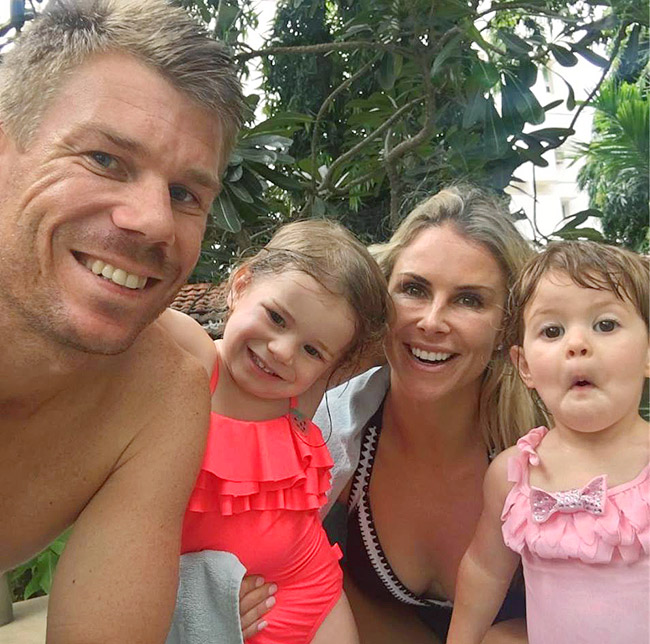 cricketer david warner family photos - Sakshi6