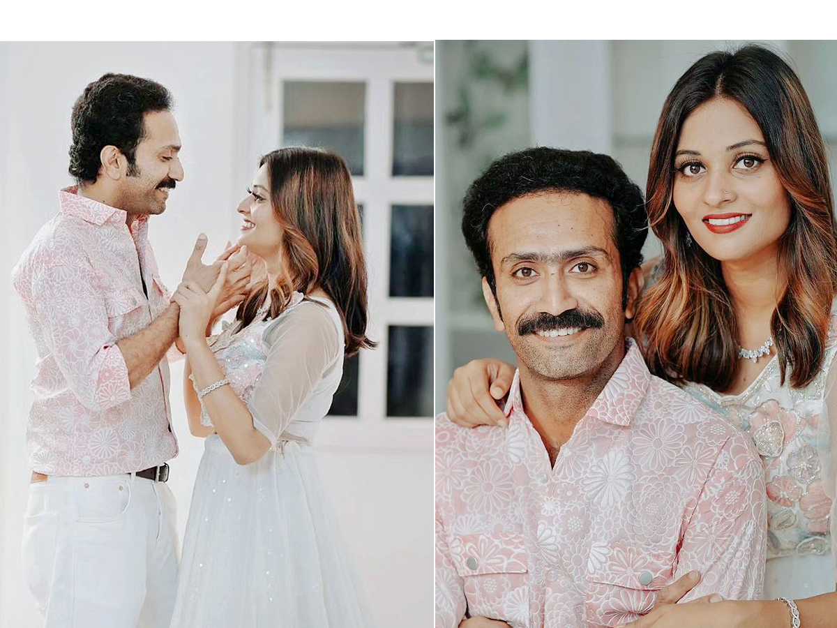 Dasara Movie Villain Shine Tom Chacko Gets Engaged To Fashion Model Thanuja Photos - Sakshi1