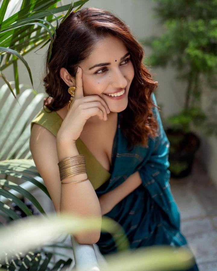 Ruhani Sharma Shines In Saree Attire Photos - Sakshi7