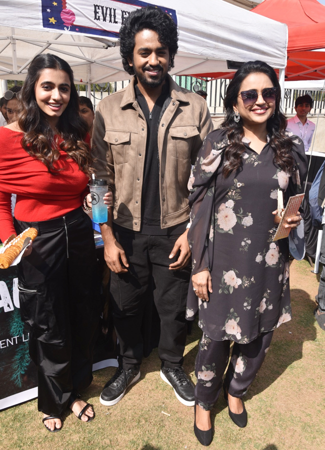 Anchor Suma Kanakala With Bubblegum Movie Hero, Heroine Attended The Event At Oakridge International School - Sakshi7