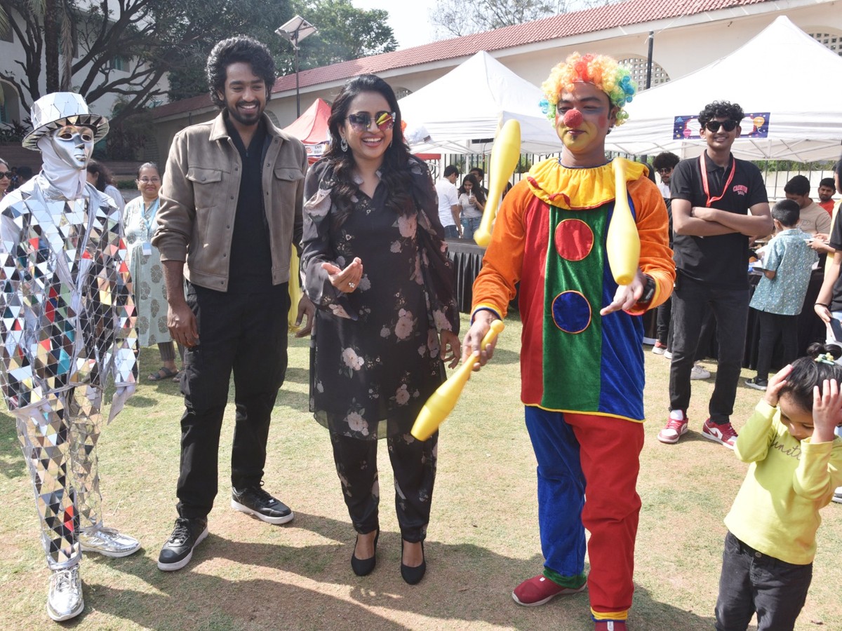 Anchor Suma Kanakala With Bubblegum Movie Hero, Heroine Attended The Event At Oakridge International School - Sakshi10