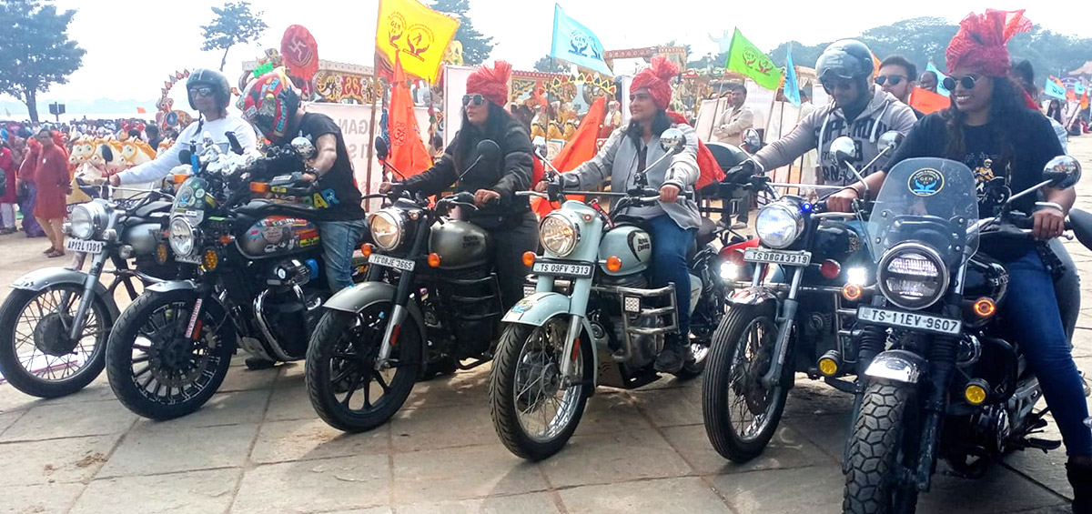 carnival during an ongoing Gujarati festival in Hyderabad - Sakshi16