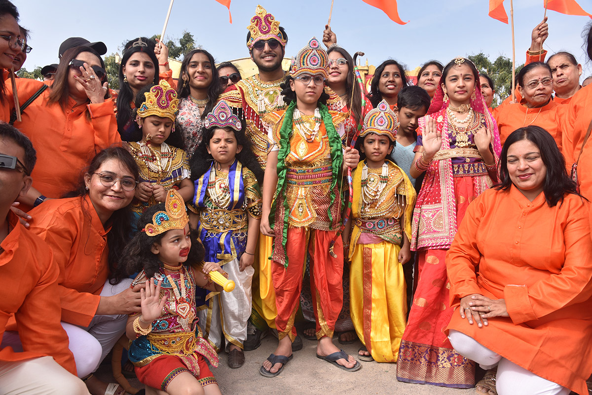 carnival during an ongoing Gujarati festival in Hyderabad - Sakshi25