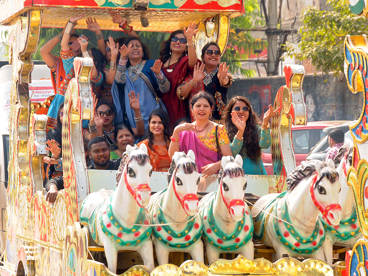 carnival during an ongoing Gujarati festival in Hyderabad - Sakshi4