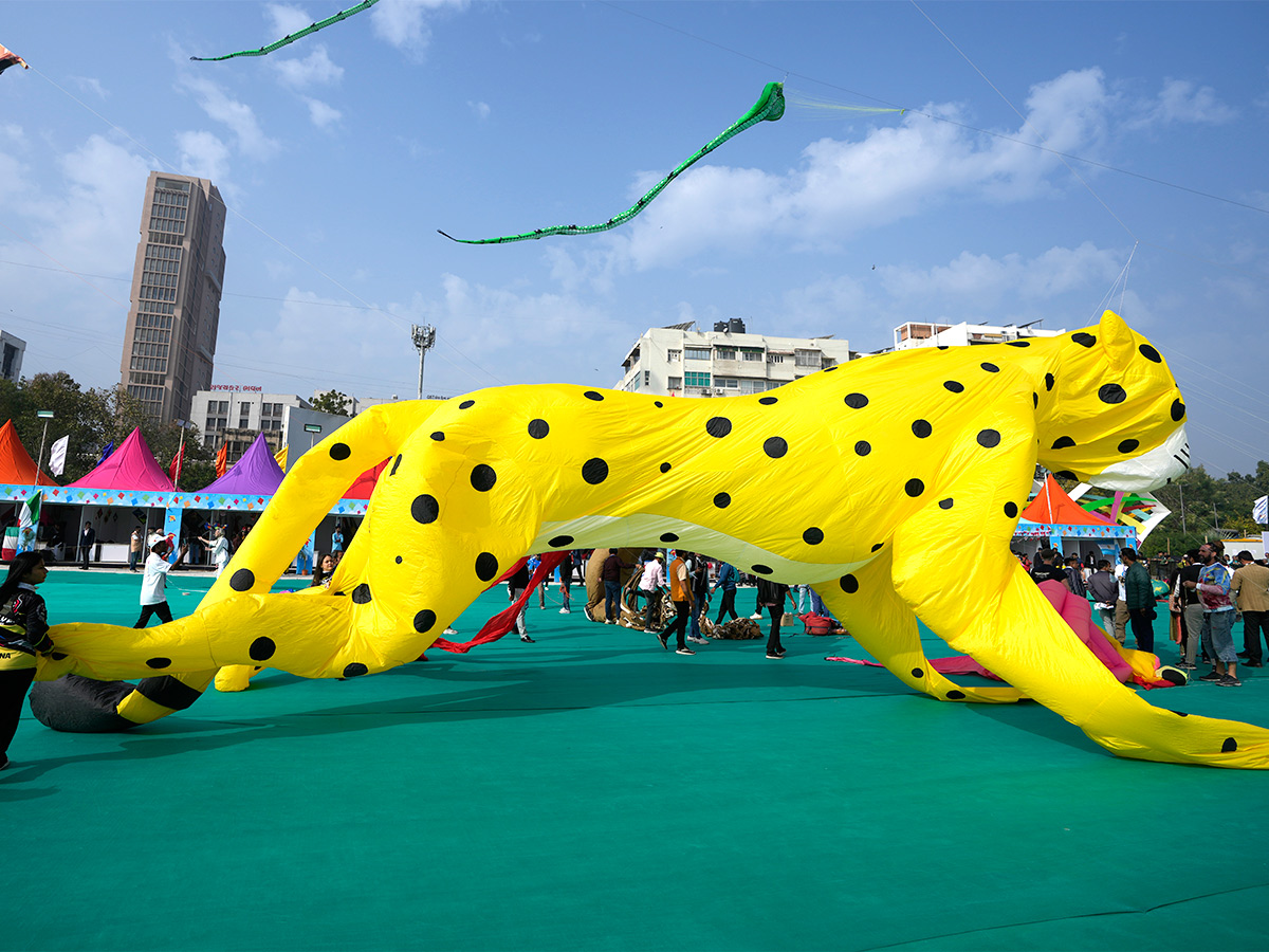 kite during the International Kite festival in Ahmedabad photos - Sakshi11