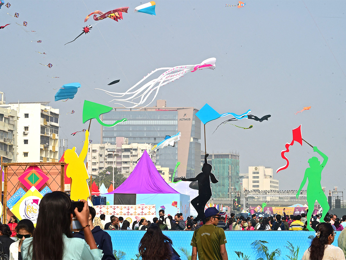 kite during the International Kite festival in Ahmedabad photos - Sakshi17