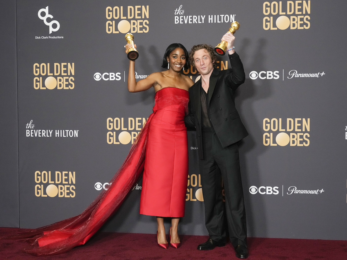 Celebrities Buzzing At 81St Golden Globe Awards - Sakshi6