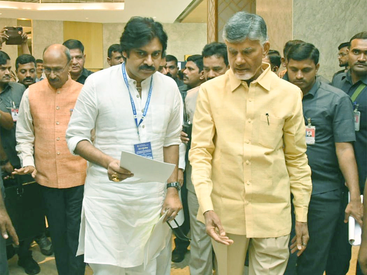 Chandrababu Naidu And Pawan Kalyan Press Meet With Chief Election Commissioner  - Sakshi7