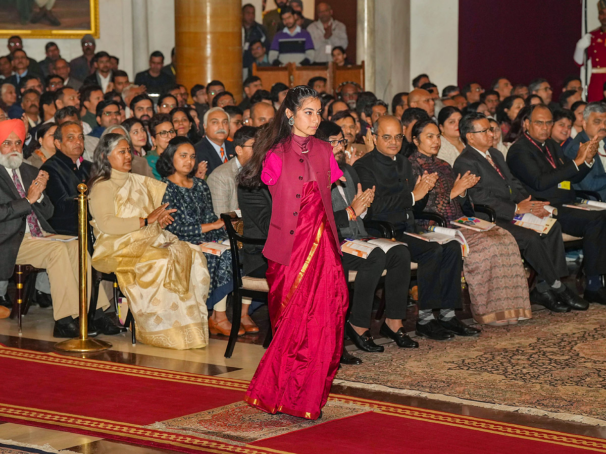 President Droupadi Murmu confers National Sports Honors in Delhi PHotos - Sakshi4