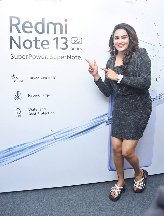 Redmi Note 13 5G Series Launching in Bigg boss fame Himaja - Sakshi8