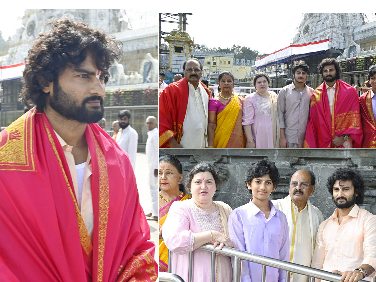 Sudheer Babu With His Family Visits Tirumala Temple - Sakshi1